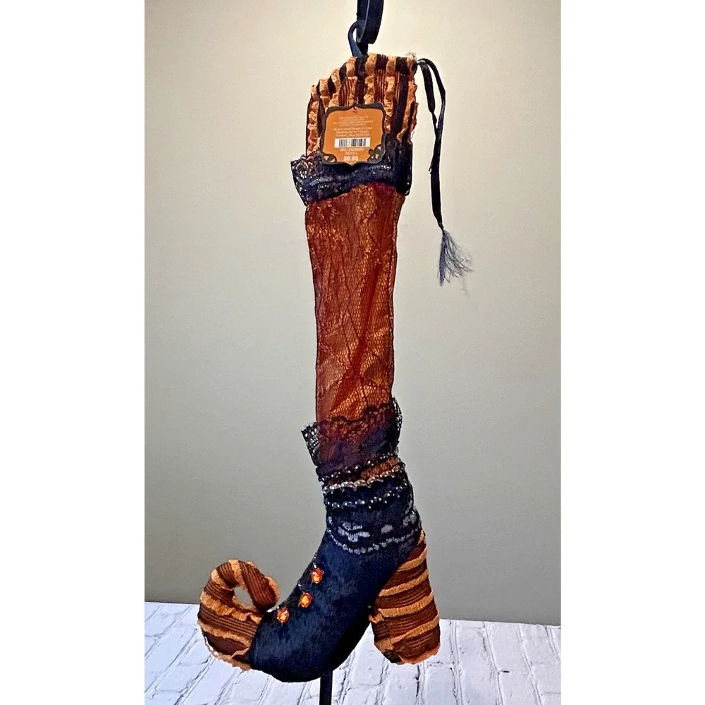 2 Pier 1 Imports Halloween Witch Chair Leg Covers